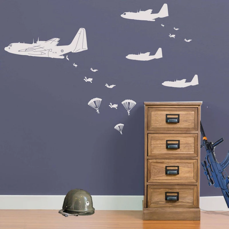Воздушный штурмовые солдаты вертолеты армии Военная наклейка винил съемный