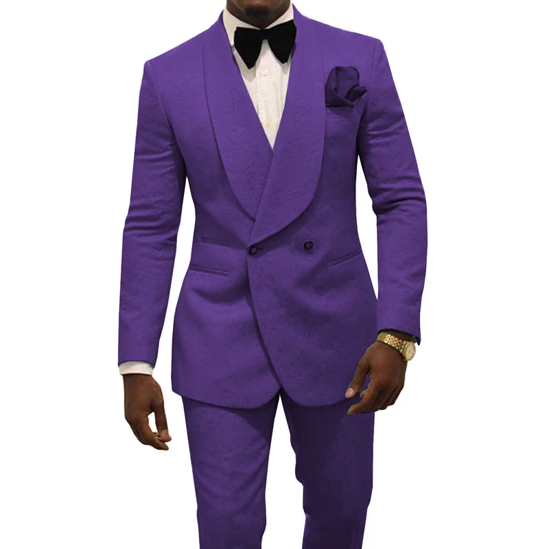 Double Breasted Mint Green Men Suits for Prom Floral Jacquard Slim fit Wedding Tuxedo 2 piece Custom Man Fashion Blazer wth Pant | Мужская
