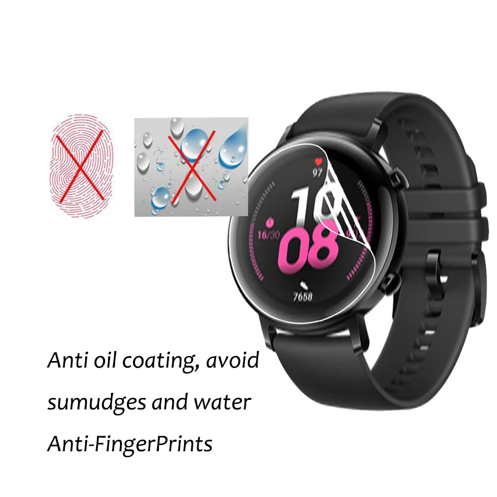 Защитная пленка для часов Huawei Honor Watch Magic GT 2 GT2 42 мм 46 Pro из ТПУ с полным покрытием
