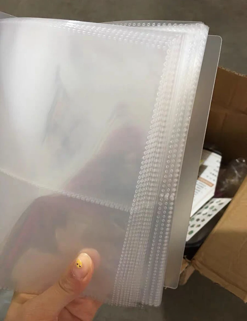 Органайзер для наклеек на ногти 20 листов водостойкий простой в использовании