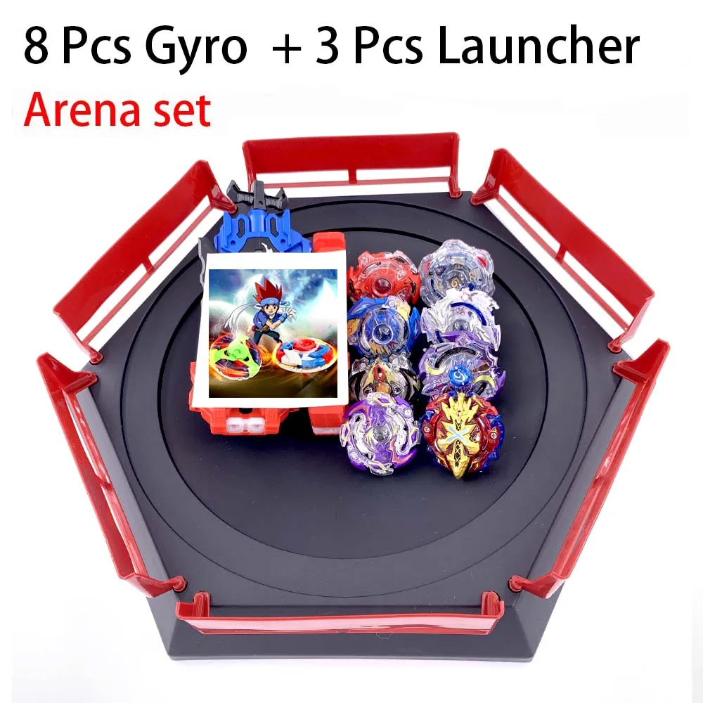 10-ZDP-PT-11PCS Горячий набор Beyblade Арена волчок металлический бой Bey blade металлический Bayblade стадион детские подарки классическая игрушка для детей - Цвет: 10-ZDP-PT-11PCS