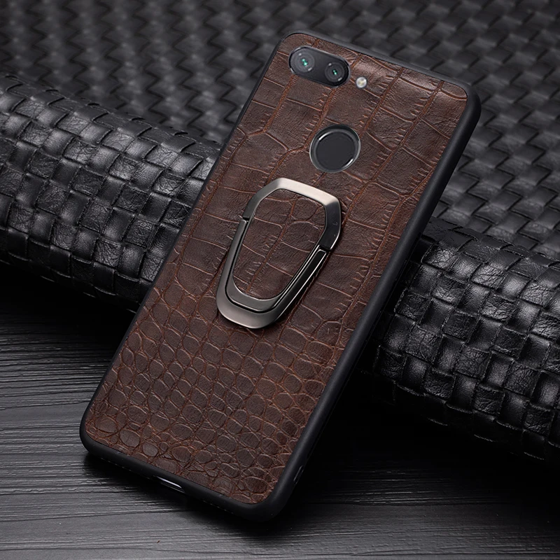 AMMYKI Soft Silicone case For Huawei Honor 9 Lite 9I 9N Case Pu leather Crocodile pattern Nova 2 Plus | Мобильные телефоны и