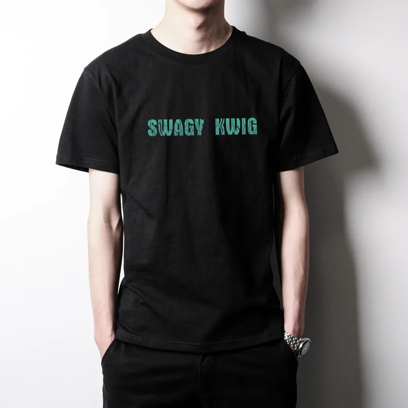 

Summer new men round collar short sleeve T-shirt lax popular logo young students 5 minutes of sleeve blouse