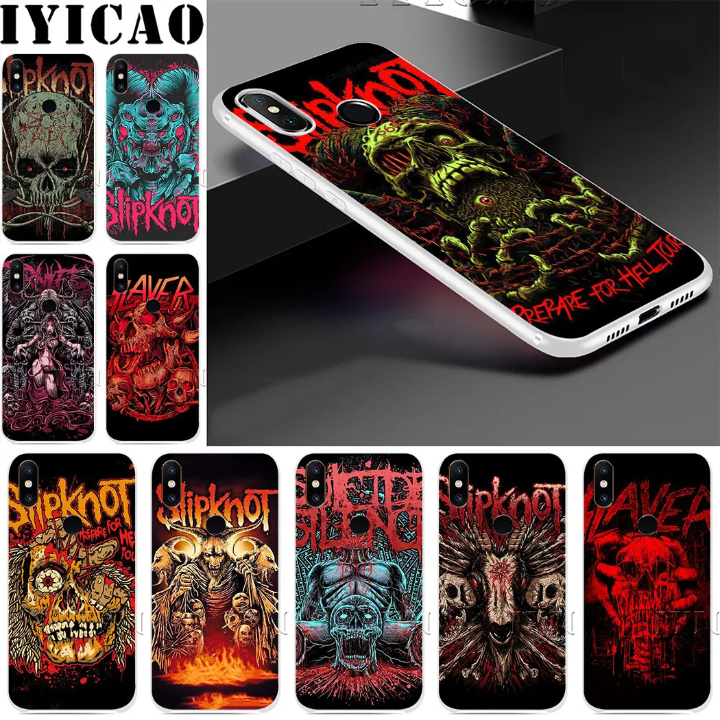 Жесткий чехол Slipknot рок для Redmi 6A 4A S2 Note 7 3 4X6 5 Pro 5A Prime Plus Go|Чехлы-накладки| |