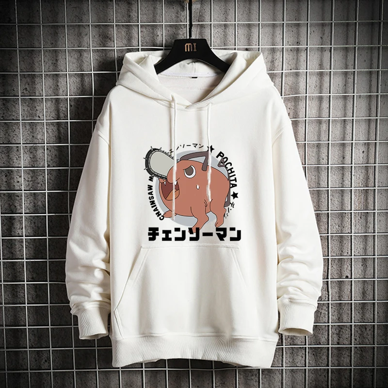 

Anime Chainsaw Man Pochita Casual Hoodie Fashion Sweatshirt Coat Cosplay Short Sleeve T-shirt Tee Spring Summer Unisex Pullover