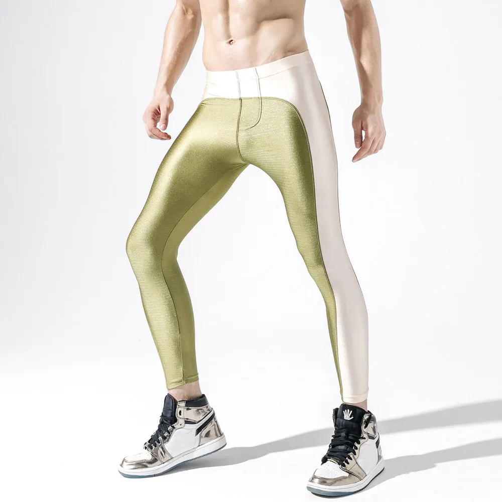 Мужские беговые трико длиной до щиколотки мужские компрессионные тренировочные