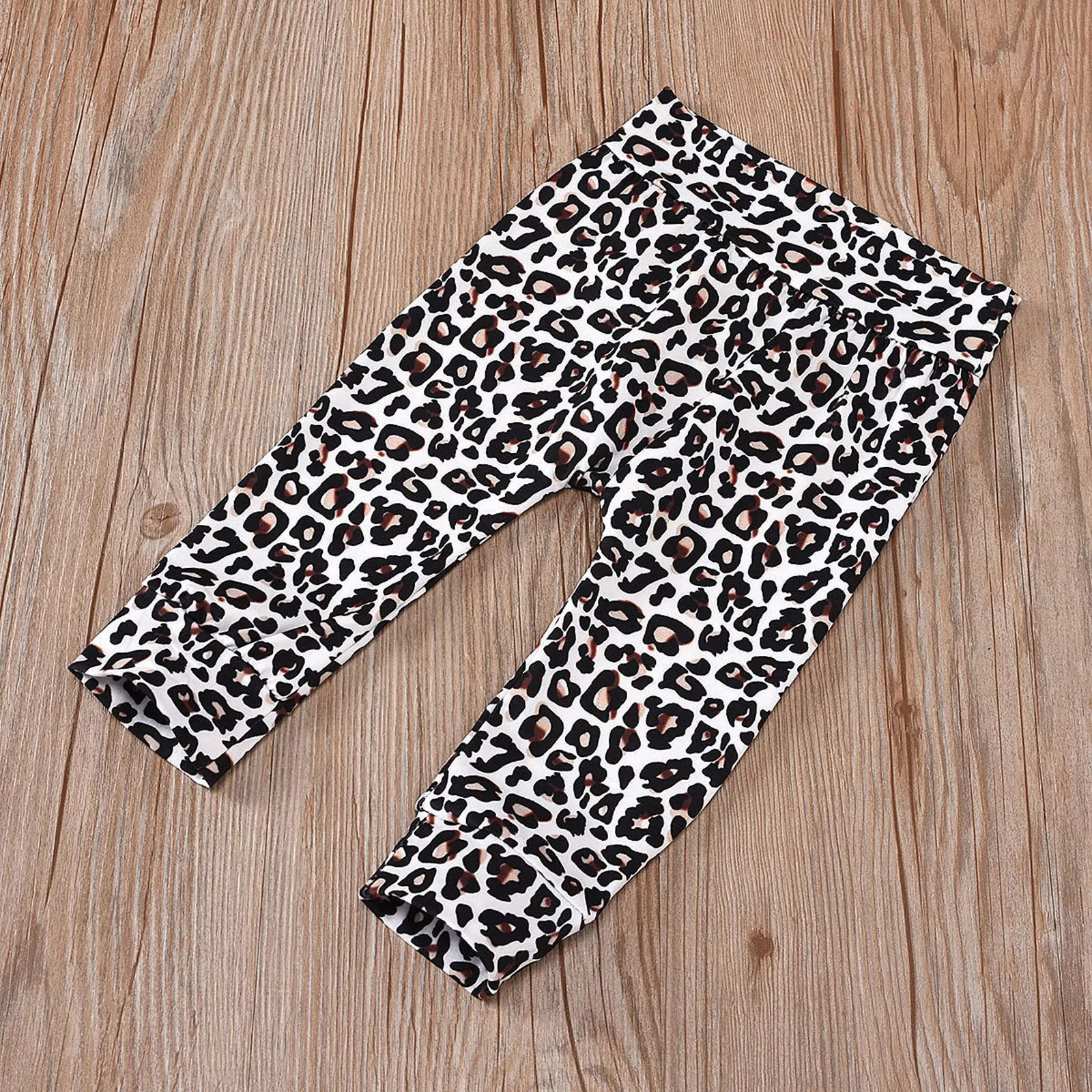 

3pcs Toddler Girl Clothes Set Newborn Infant Baby Girls Letter Leopard Print Romper Pants Hairband Outfits Set Ropa Nia 2021