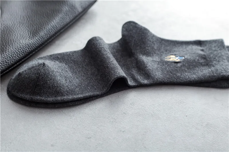 Новинка 2020 осенне зимние мужские хлопковые носки подлинный мужской деловой