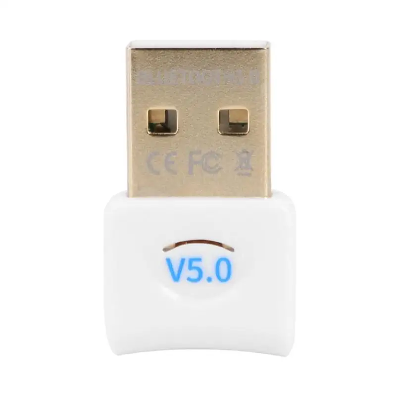 USB Bluetooth 5,0 адаптер ключа с CD встроенным драйвером для устройств Bluetooth, применимых к Windows 7/8/10/Vista/XP Mac OS X