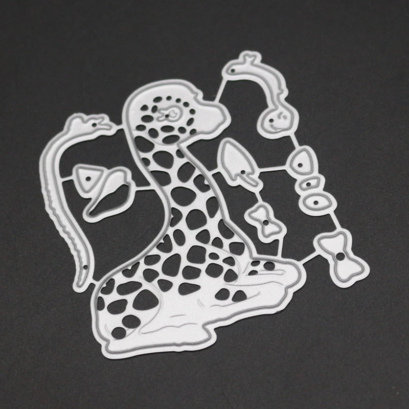 YINISE металлические режущие штампы для трафареты скрапбукинга Жираф Сделай Сам