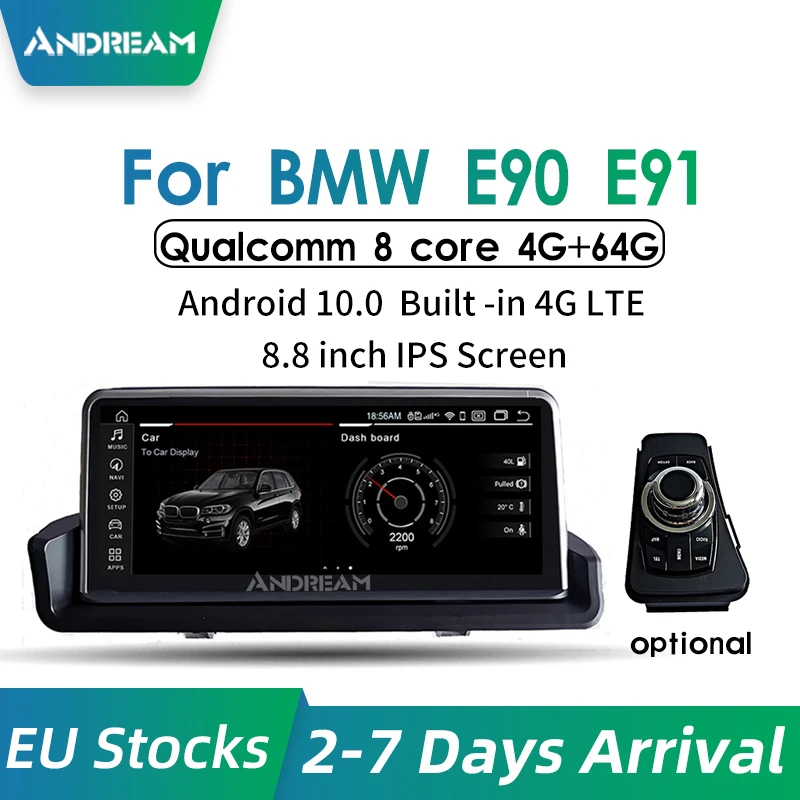 Автомобильный мультимедийный плеер с GPS навигацией Android 10 0 Восьмиядерный