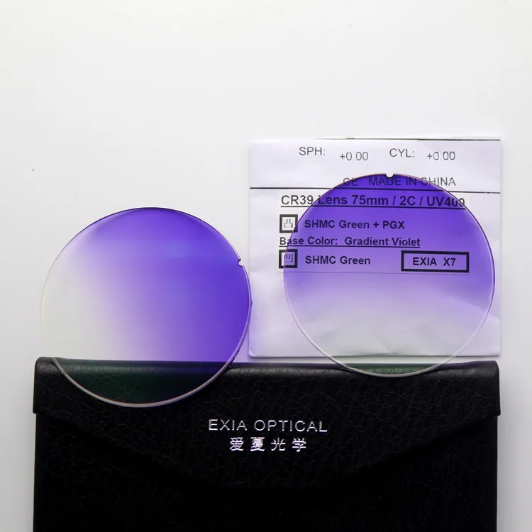 Солнцезащитные очки линзы фотохромные серый SHMC зеленый UV400 X серии База Кривая 2 EXIA оптический