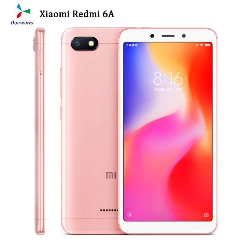 

Smartphone Xiaomi Redmi 6A 3GB 32GB Cell Phone Google Play Global Frame 3000mAh Face Unlocked Mobile Phones Refurbished Celular