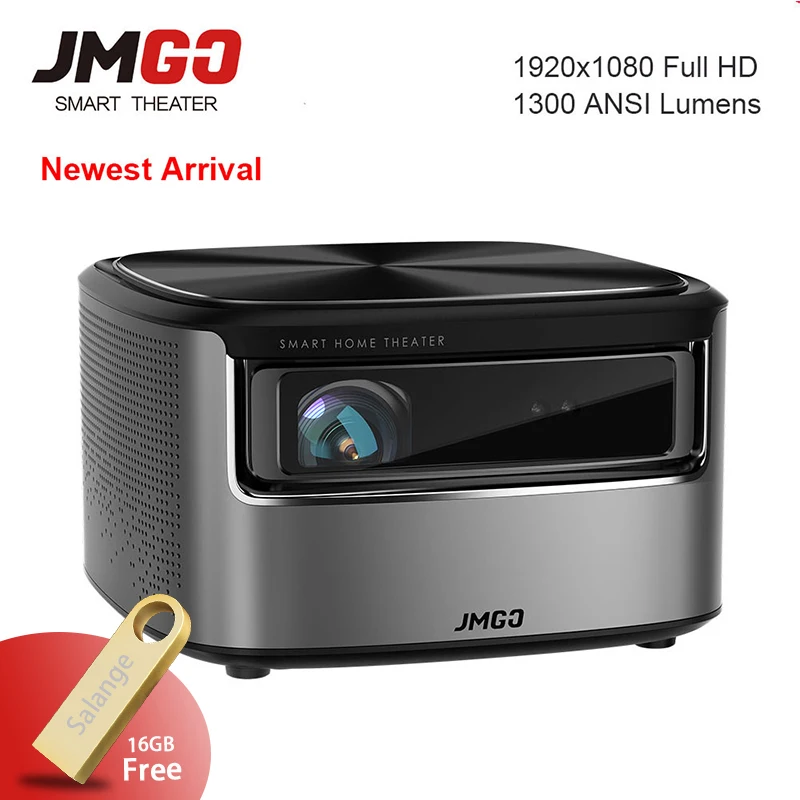 JmGO N7 Full HD 1080P проектор Android OS 1300 ANSI люмен 1920*1080 Bluetooth 2G/16G поддержка 4K видео Wifi 3D |