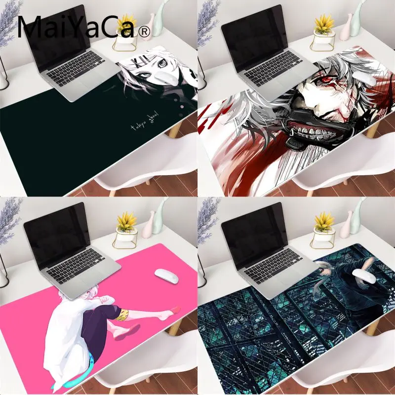 MaiYaCa Токийский Гуль прочный резиновый коврик для мыши игровой xl xxl 900x400 мм Lol dota2 cs go