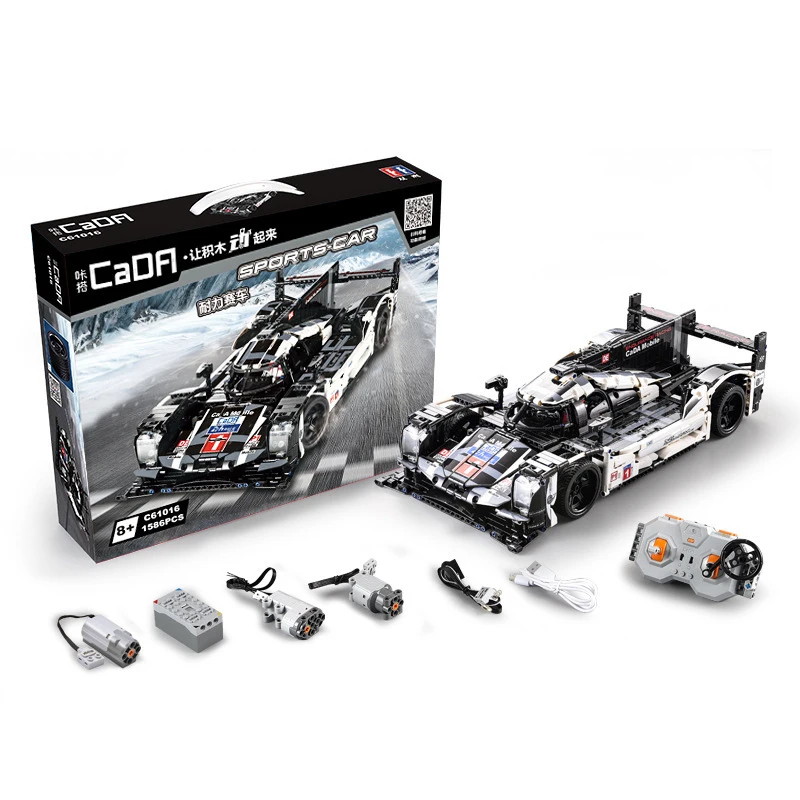

Cada MOC C61016 High tech Series Supercar Racing Building Endurance Blocks Bricks Toys 1586pcs Gift Remoto Control Car