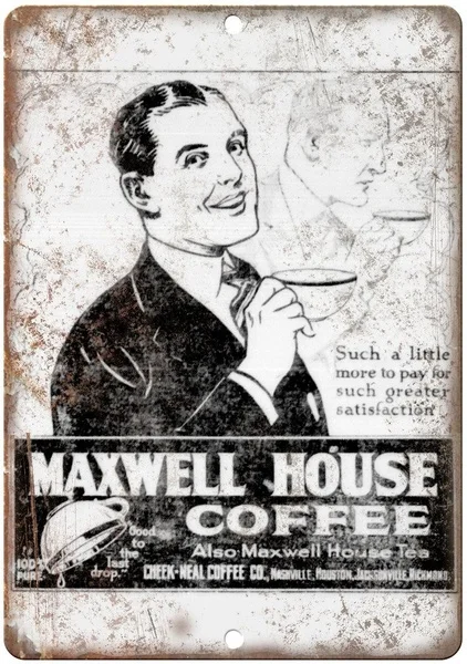 

Жестяная вывеска для кофейного домика Maxwell, настенное украшение, винтажная алюминиевая ретро-вывеска, железная картина, винтажное украшени...