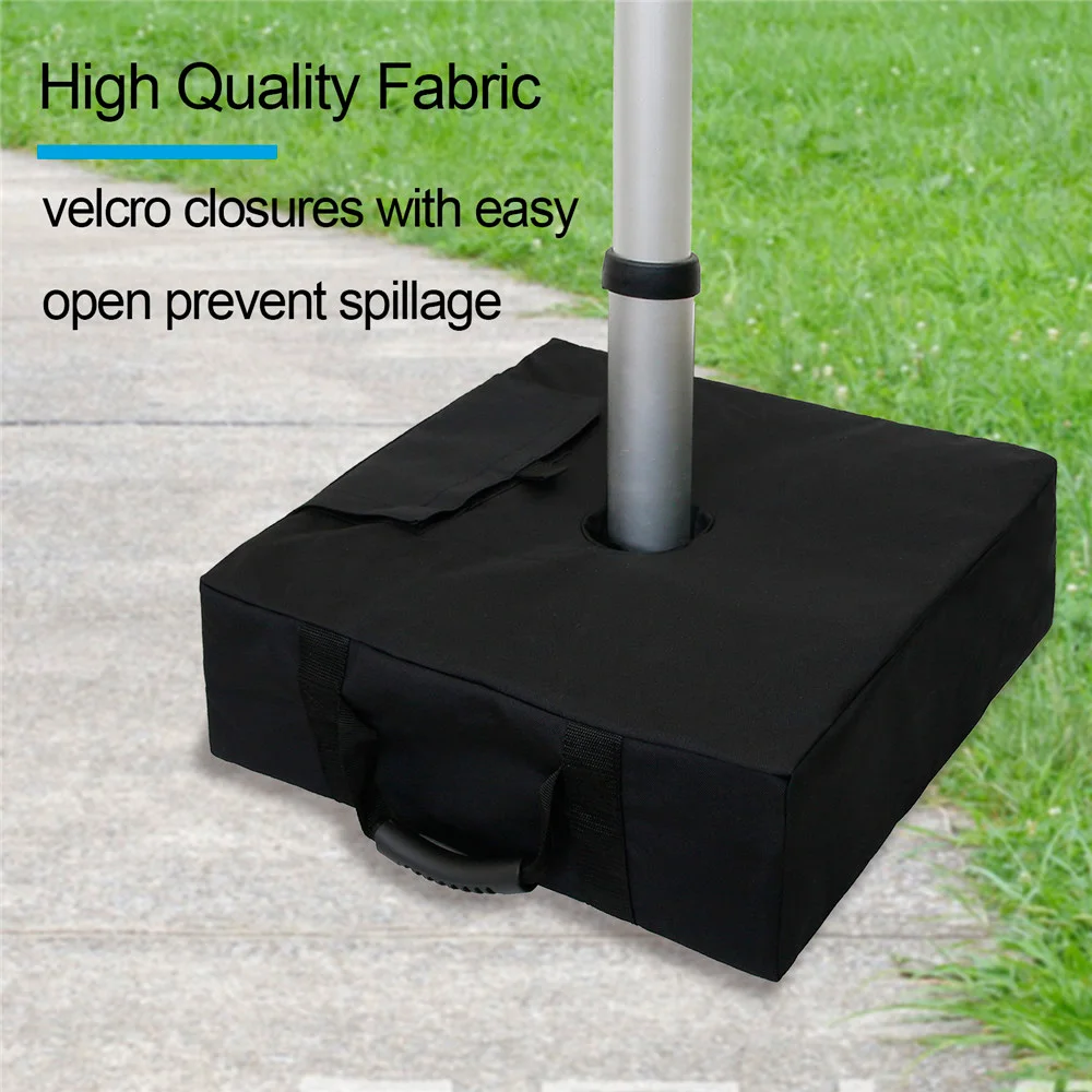 Палатка мешок с песком солнцезащитный зонт зонтик база поддерживается черный 1