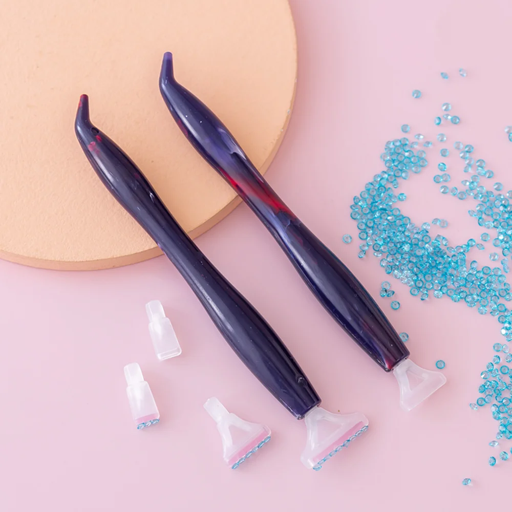 

For Square/Round Diamond Painting Tool Handmade resin Elbow Pen Rhinestone Art Diamond Embroidery Cross Stitch Accessories