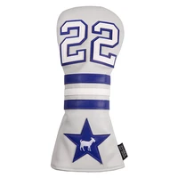 pu leather embroidery men women sports idol jersey number 22 cover golf club driver headcover