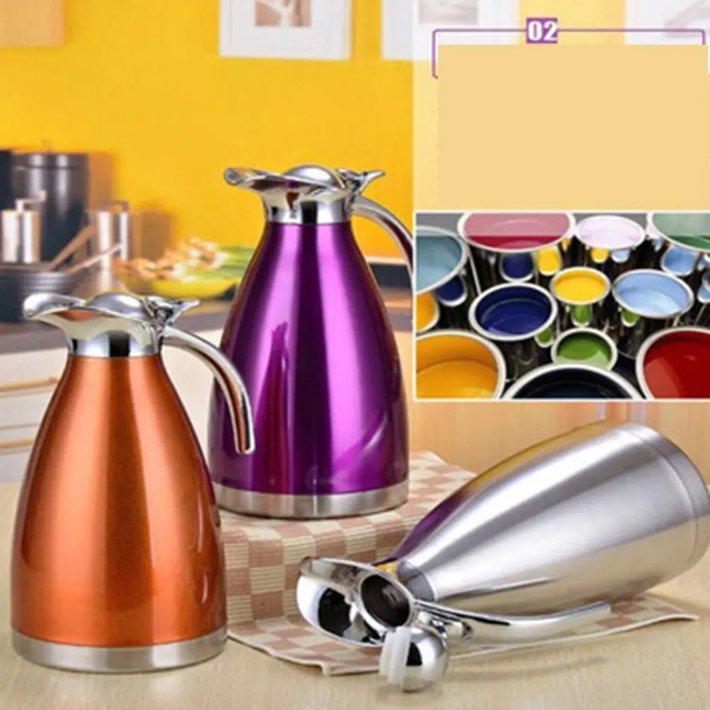 Кофейник молочный чайный кувшин европейская вакуумная изоляция с двойными