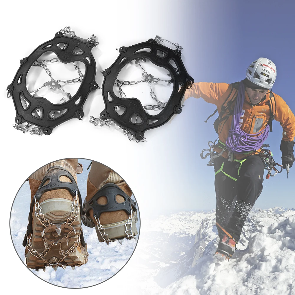 

2 шт., Нескользящие шипы для обуви, из нержавеющей стали