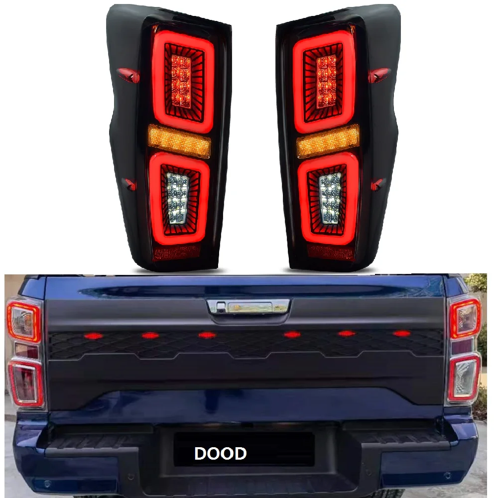 

Exterior Rear Lamps For Isuzu D-max Dmax 2020 2021 2022 Led Tail Rear Light Daytime Brake fog Light