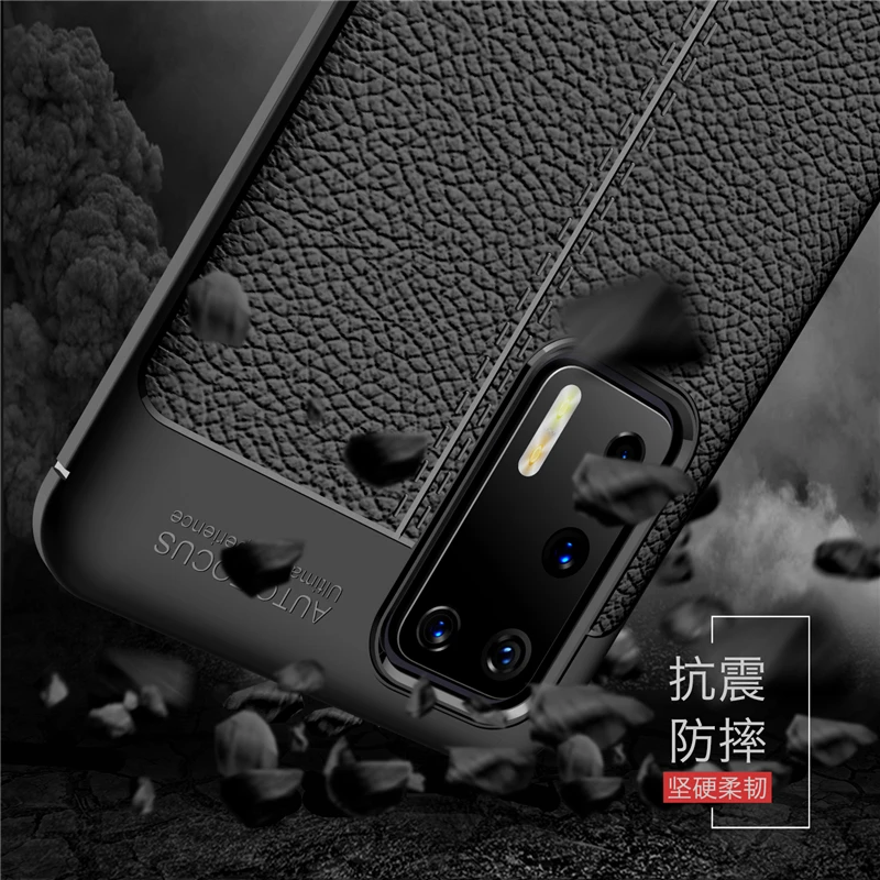 

For Huawei P40 Case Cover Silicone Leather Shell Rubber Soft Fundas Back TPU Phone Case For Huawei P40 Cover For Huawei P40 Pro