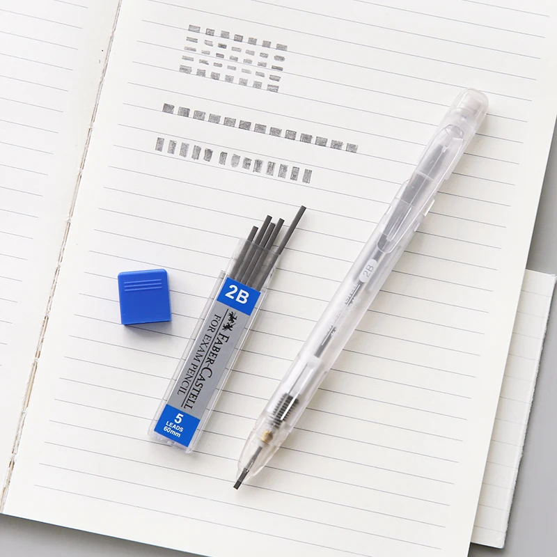Механический карандаш ластик Faber Castell 1327 2B набор свинцовых ластиков канцелярские