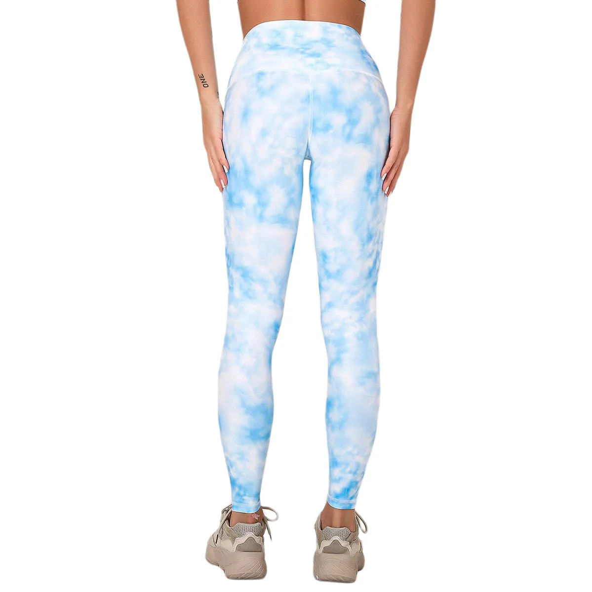 

Printed Tie-dye Hip Yoga Pants Sports Running Fitness Pants Yoga Clothes Women Gym Leggings Sweatpants Suit For Fitness