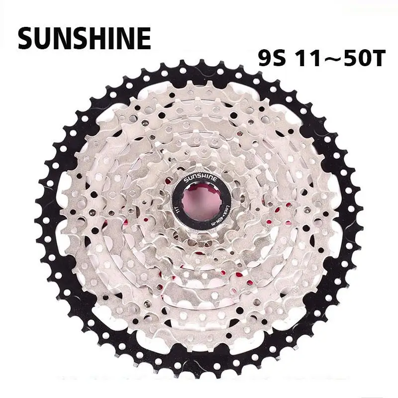 Велосипедная кассета Freewheel SUNSHINE MTB Mountain 9S 9 скоростей детали с резьбой 11-32T36T40T42T50T |