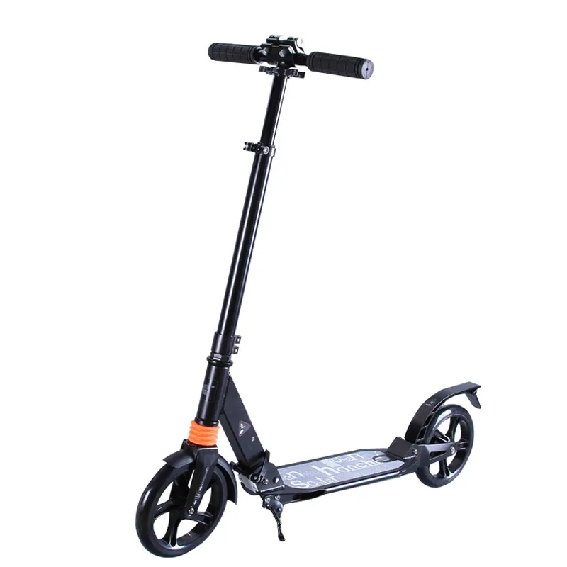 Складной самокат для взрослых двойной амортизационный регулируемый по высоте