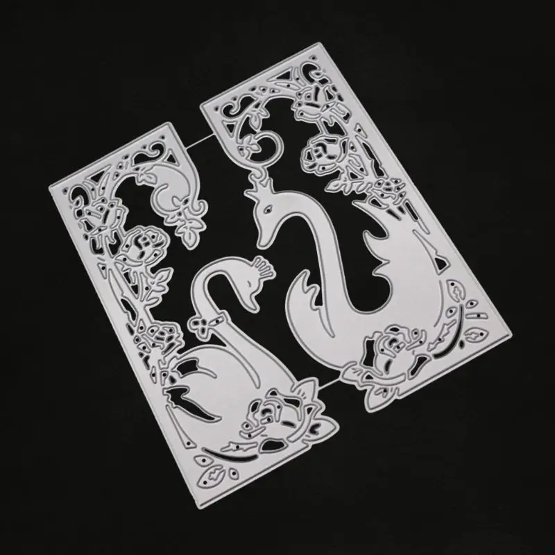 Лебяжий металлический Трафаретный Скрапбукинг DIY штамп для альбомов бумажная