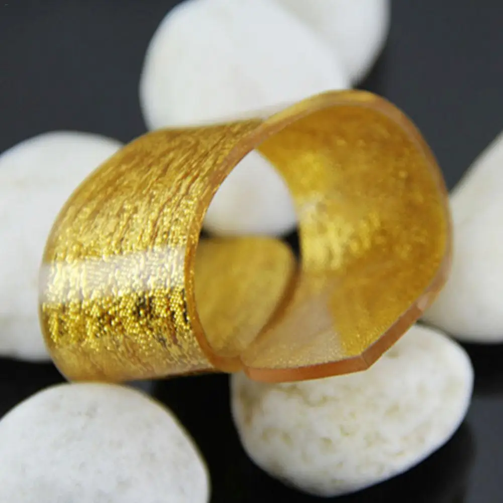 Золотое кольцо для салфеток из нержавеющей стали полый X образный застежка еды