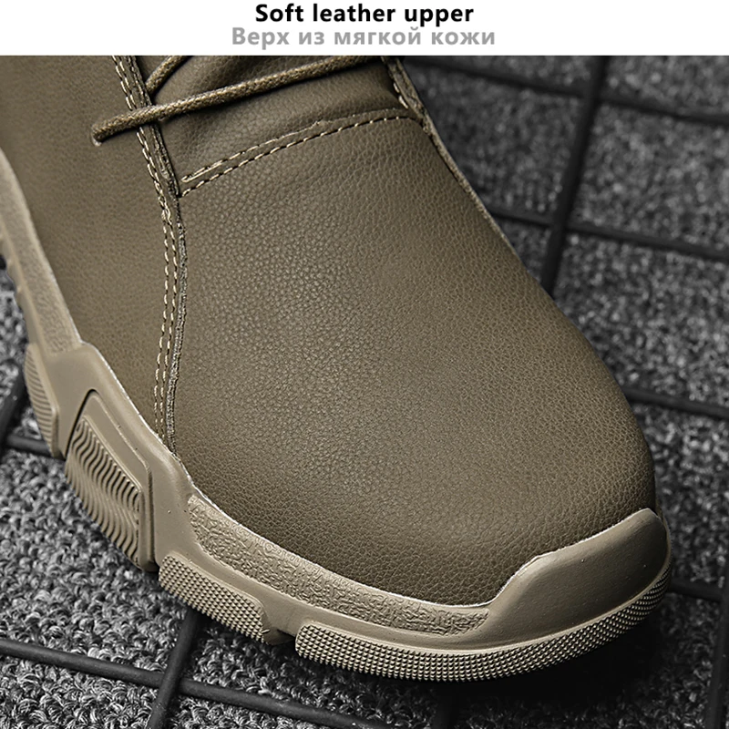 Винтажные мужские ботинки в британском стиле уличные осенние из натуральной