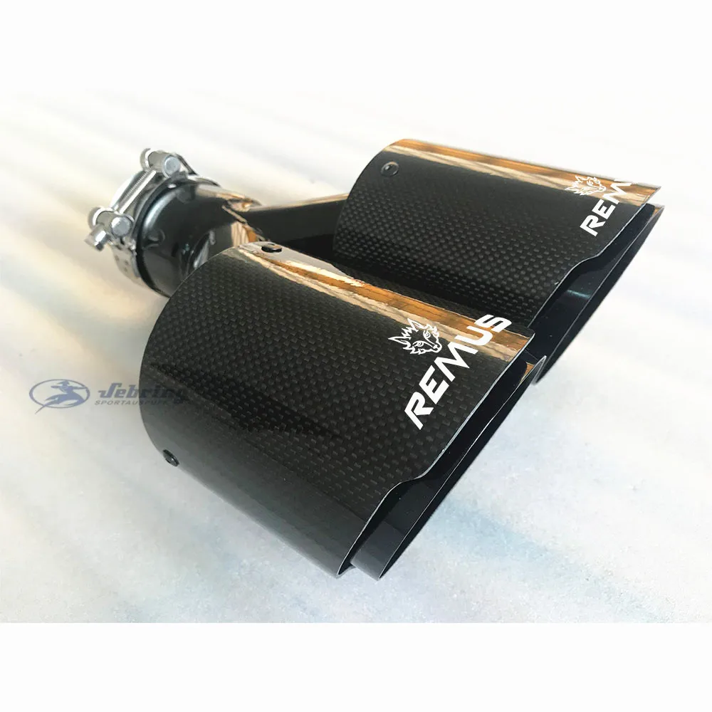 Универсальный автомобильный глушитель remus из углеродного волокна наконечник для