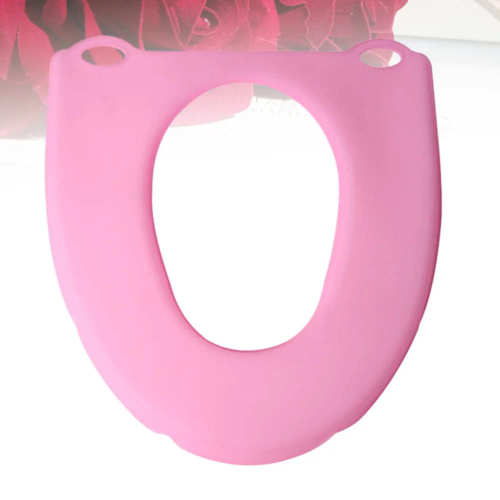 

Portable Silicone Closestool Mat Thicken Toilet Mat Cold-Proof Toilet Seat Cover Toilet Supply Bathroom Accessory for Home Publi