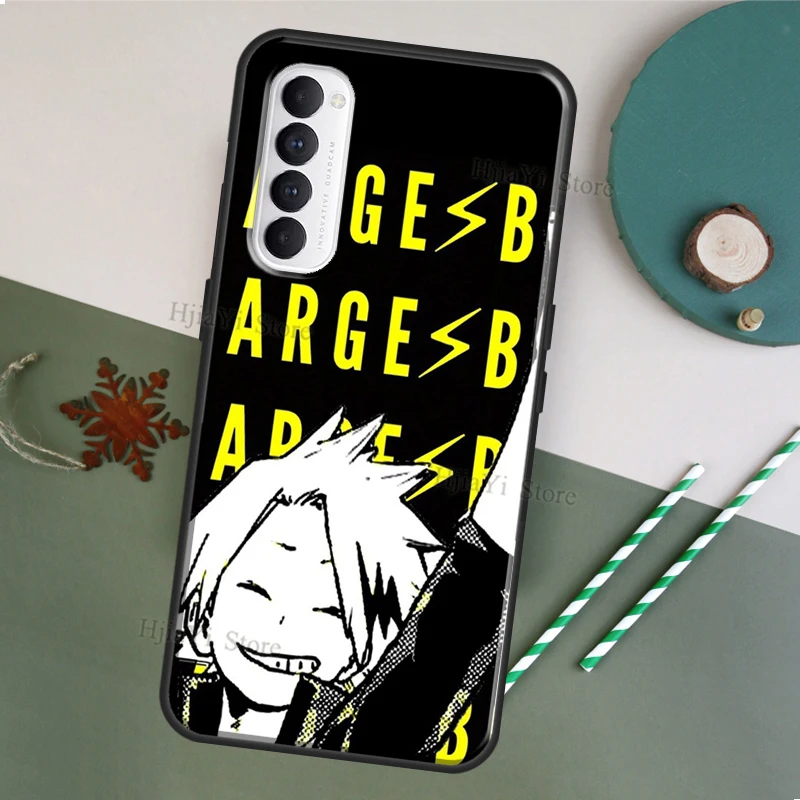 Мой герой Академия Denki Kaminari для OPPO A52 A72 A83 A91 A5 A9 A53 A31 2020 F5 F7 Reno 4 Pro 2Z A5S A1K A15 чехол