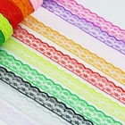 Кружево белое, 22 мм, 10 ярдоврулон, тонкая лента для украшения хлопок