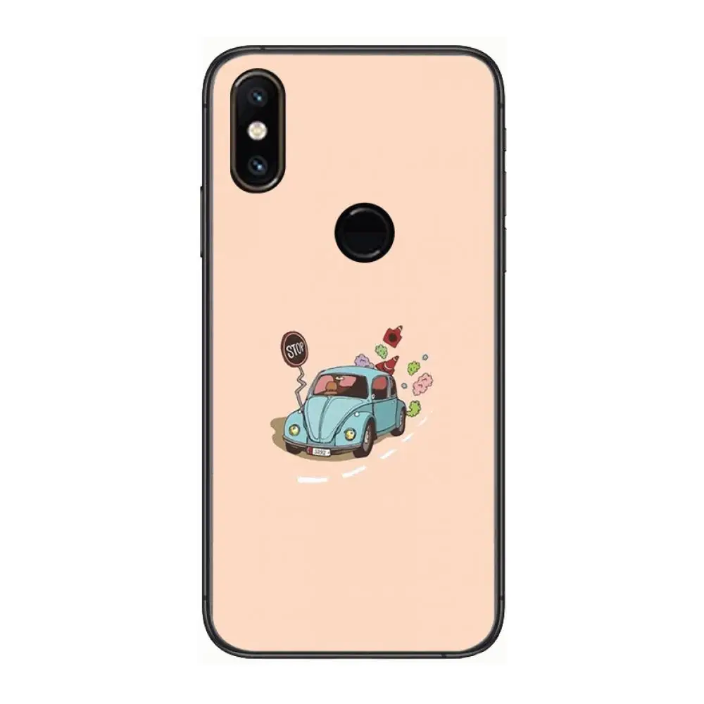 

Gourmet cartoon beautiful Phone Case For xiaomi M2 C3 X3 F2 Lite NFC 6 5 x Poco k30 Pro Anime Black Cover Silicone Back Pretty