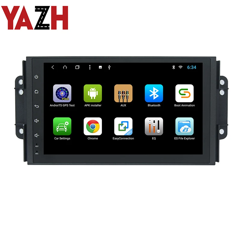 Головное устройство YAZH для автомобиля Chery MVM Tiggo 3 9 0 дюйма 1 Din 2 + 32 ГБ Android 8 ядер GPS