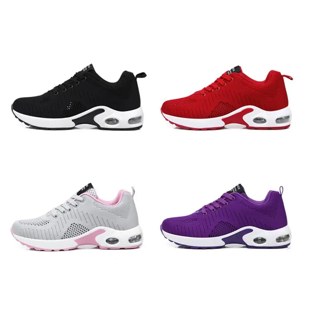 Женские амортизирующие кроссовки WJ027 модная дышащая сетчатая обувь для девушек