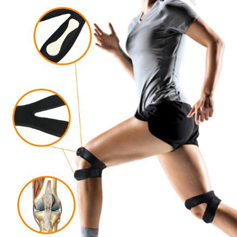 Наколенник неопреновый 1 шт. нейлоновый регулируемый дышащий с защитой от ударов