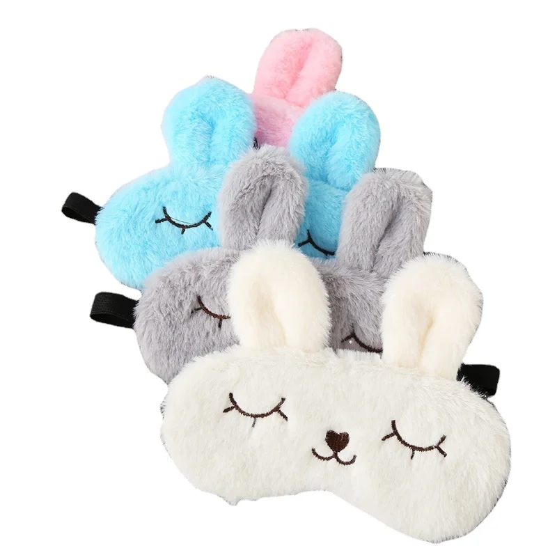 

1 шт., плюшевая маска для сна, с затенением