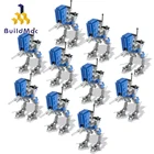 BuildMOC, космические войны, клон войн MOC AT-RT фигурки роботов, военная битва, наборы дроидов, оружие, модель ходунка, строительные блоки, игрушки