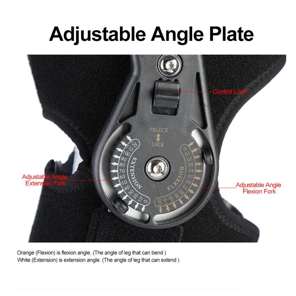 1 шт. поддержка колена регулируемый угол бандажа при травмах ног связывание и