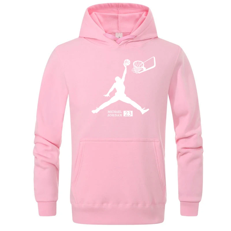 Pink-w Jordan 23 осень/зима новые мужские толстовки с капюшоном Мужские повседневные спортивные толстовки мужские хип-хоп забавные стильные толстовки с капюшоном новая Толстовка - Цвет: Pink-w