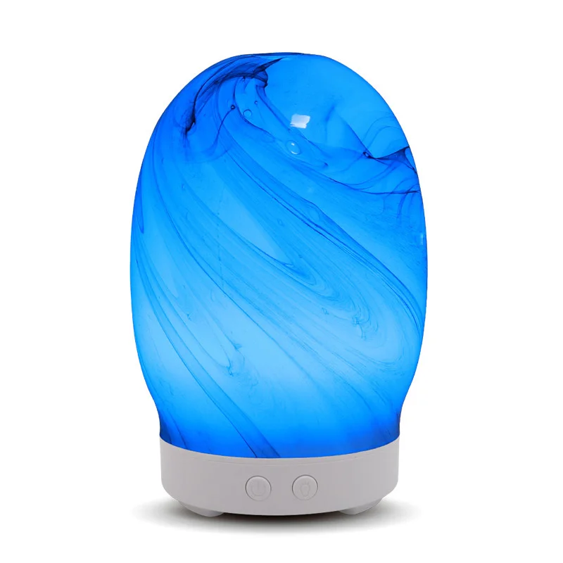 

Led Licht Lamp Met 100Ml Luchtbevochtiger Olie Diffuser Aromatherapie Ultrasone Etherische Glas Aroma Cool Mist Thuis