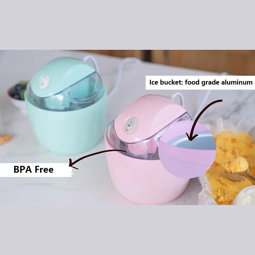

Kitchen Homemade Ice Cream Machine Home Portable Smoothie Machine Automatic Homemade Ice Cream Machine