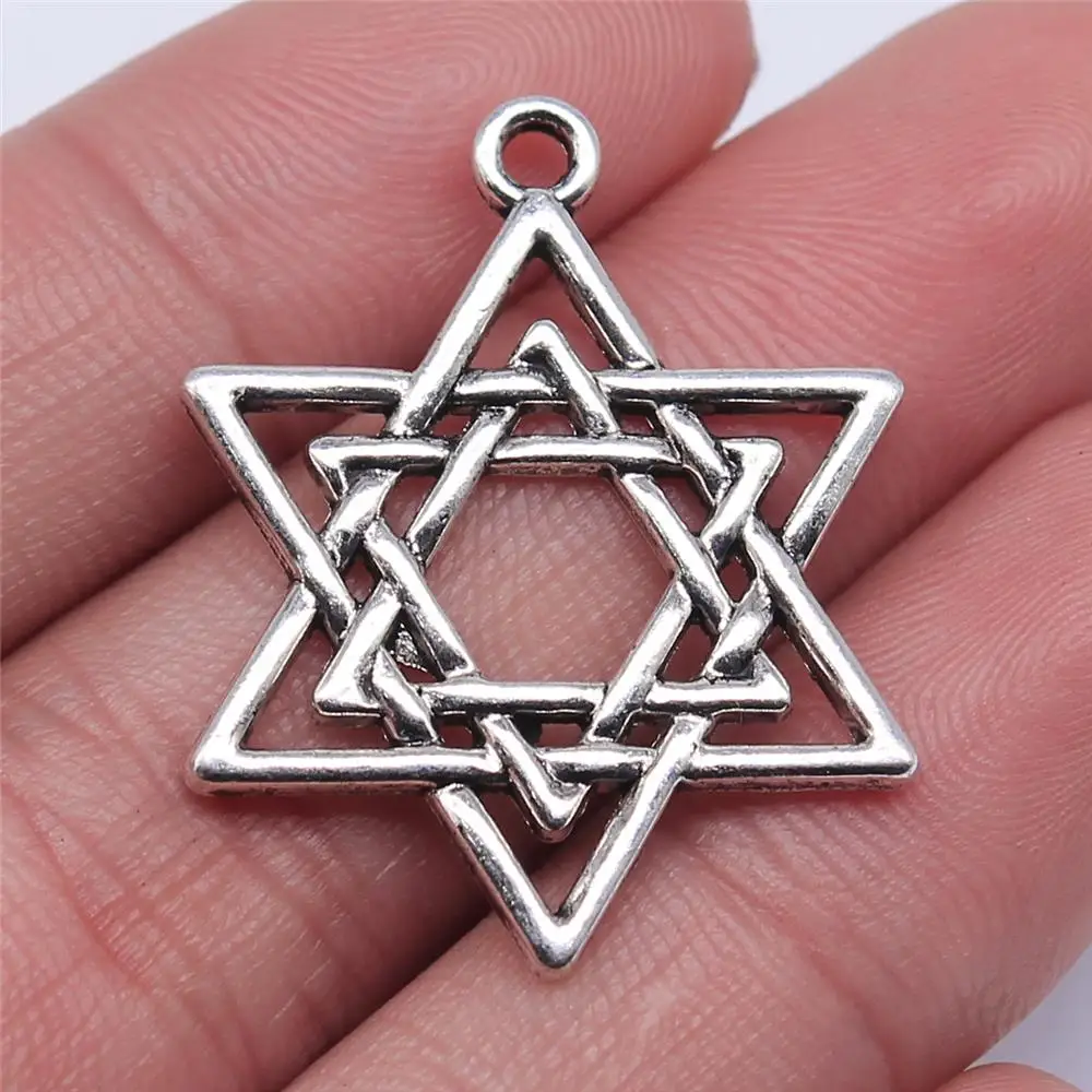 

Sejuani CHARM JEWELRI 10pcs 33x26mm Star Of David Charms